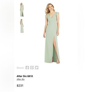 Size 2 After Six Dress